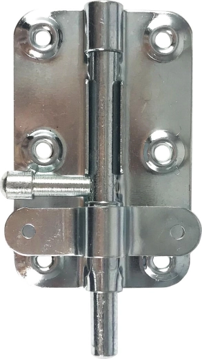 Verrou de porte court zingué 95/135 mm K 101 en blister