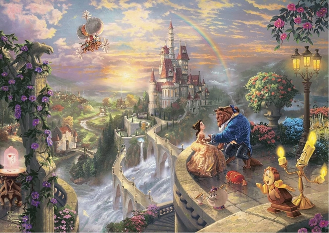 Schmidt Puzzle in Tin Box – Beauty and the Beast, 500 Pieces