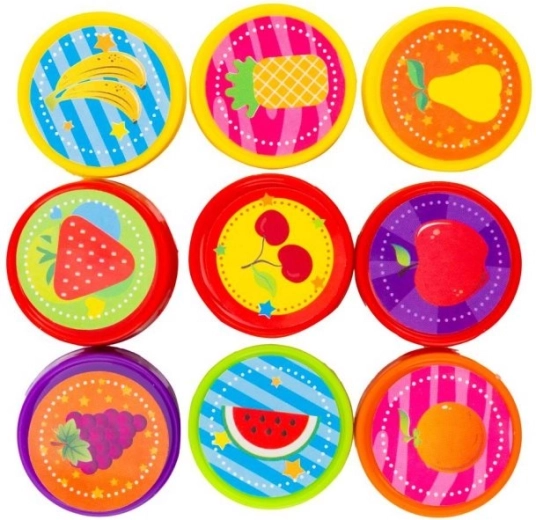 Geurende stempels met fruitmotieven ASTRA, set van 9 stuks