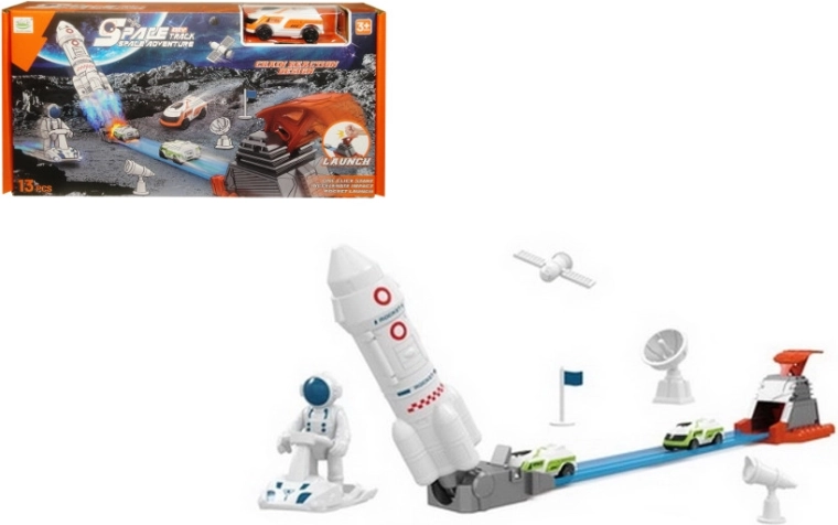 Fusée à lancer et station spatiale – jeu de construction pour enfants