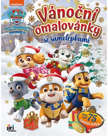 Coloriages de Noël avec autocollants Pat’ Patrouille