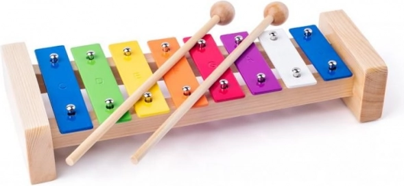 Bunte Metallophon für Kinder - Woody
