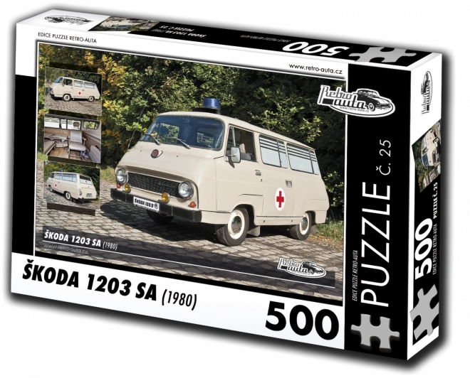 Puzzle RETRO-AUTA Škoda 1203 SA 500 pièces