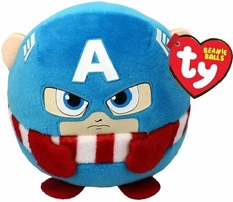 Ty Beanie Balls Captain America boule en peluche