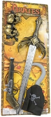 Piratenaccessoireset op blisterverpakking