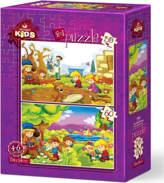 Little Botanists Puzzle 35 and 60 pieces