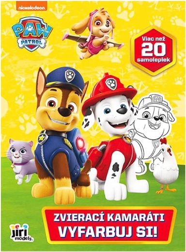 Color it in! PAW Patrol – Animal Friends coloring book with stickers