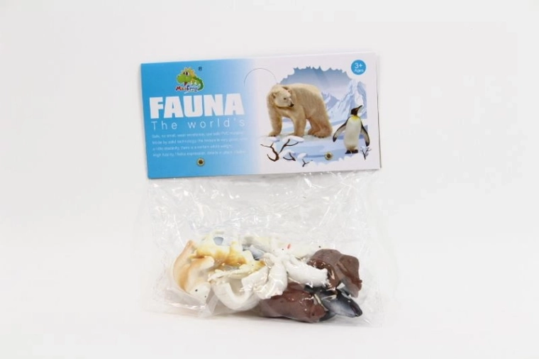 Ensemble d’animaux (marins, sauvages et polaires) – 12 pcs