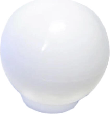 Bouton de meuble en plastique blanc Rotan 30 mm