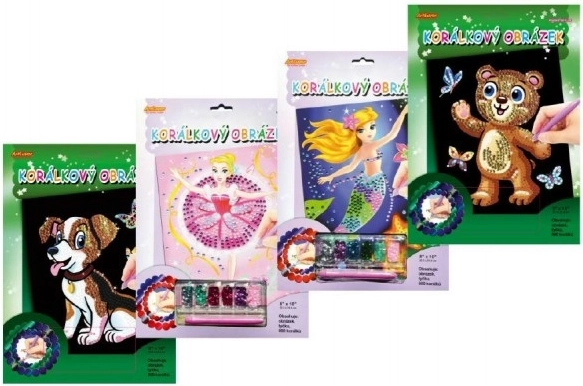 ArtLover Beaded Picture Ballerina 20x25 cm