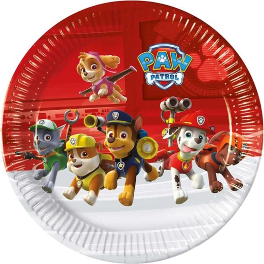 Assiettes en papier PAW PATROL 20 cm, 6 pcs