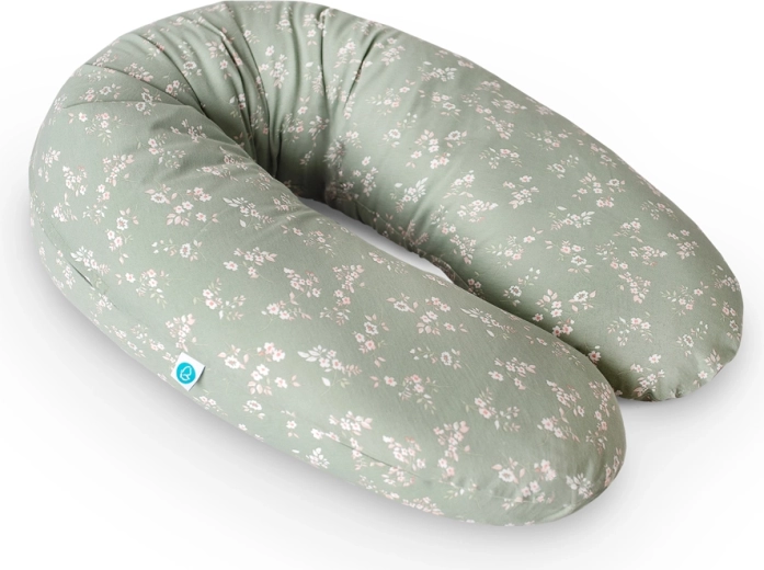 Ceba voedings- en zwangerschapskussen Cebuszka Multi Green Meadow 190 cm
