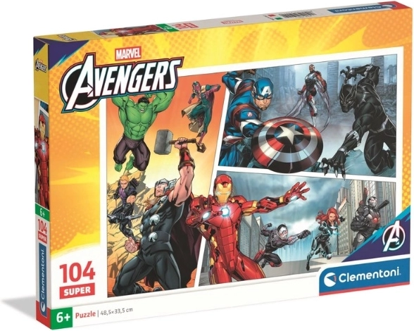 Clementoni Puzzle Super The Avengers 104 Pieces