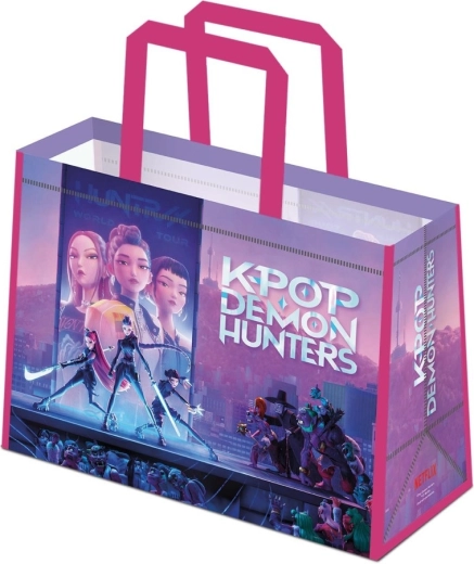 Eco-tas K-pop Demon Hunters met roze hengsels
