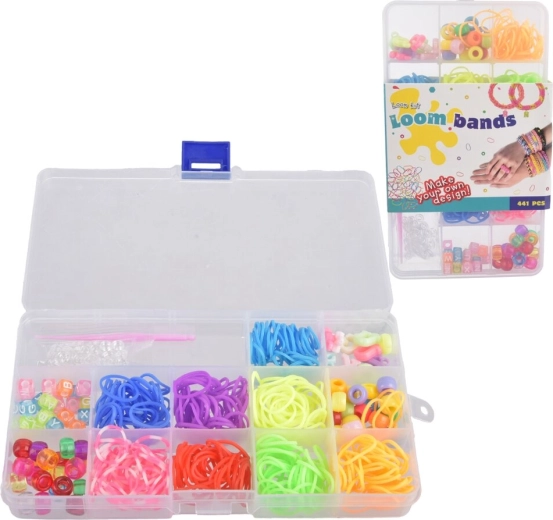 Creative Beads & Decorations Set (360 pcs) in a Storage Box