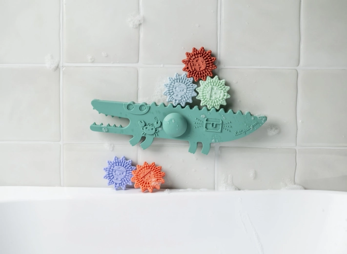 Lilliputiens balancing bath game Crocodile