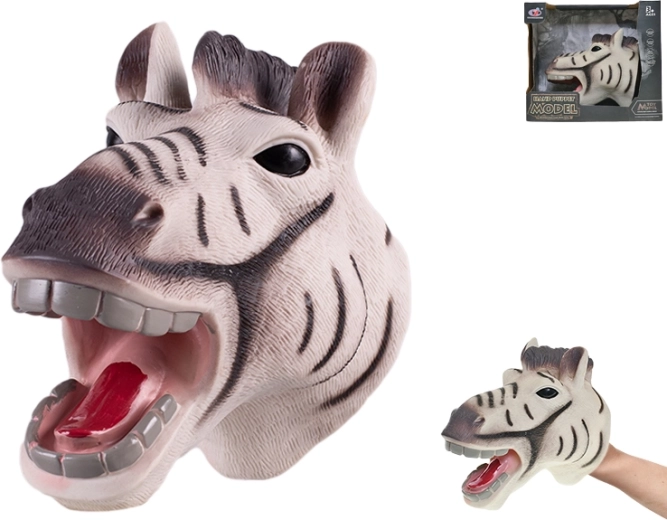 Handpop zebra 18 cm