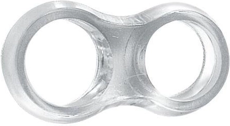 Amortisseur de choc pour poignée 42 × 15 mm, plastique, lot de 4