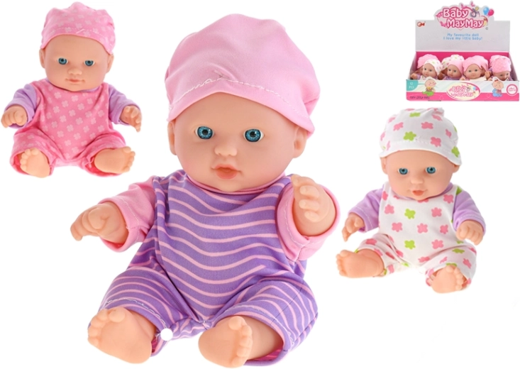Sitting doll 20 cm with pajamas