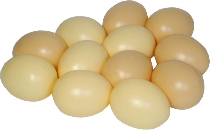 Set of Plastic Play Eggs, 12 pcs