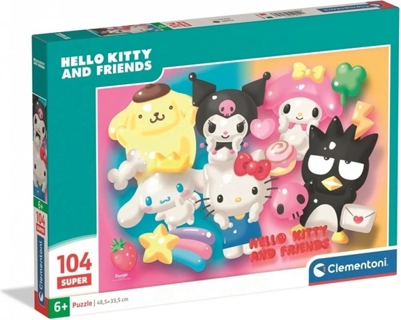 Clementoni Super Color Hello Kitty Puzzle 104 Pieces