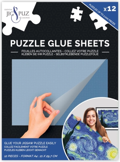 Self-adhesive puzzle film for 2000 pieces JIG&PUZ