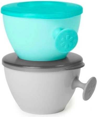 Ensemble de bols Easy-Grab Gris/Soft Teal