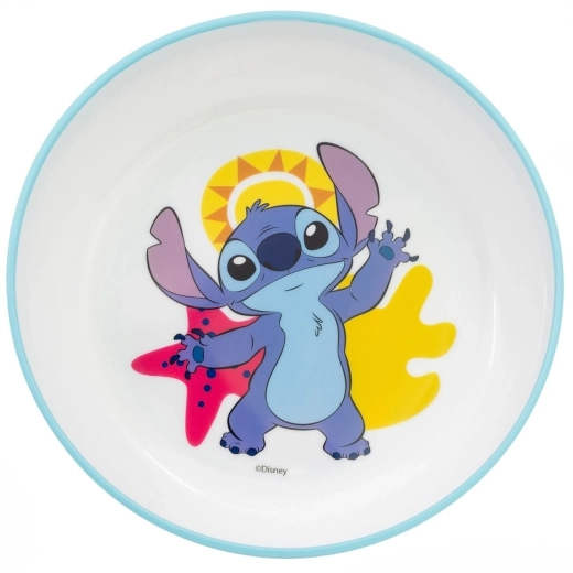 Kinderschüssel mit Anti-Rutsch-Boden DISNEY STITCH, BPA-frei, mikrowellengeeignet