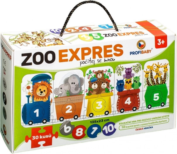 Puzzle ZOO Express - Count With Me 30 Pieces