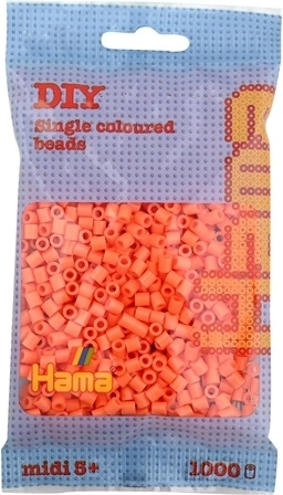 Hama Midi iron-on beads salmon 1,000 pcs