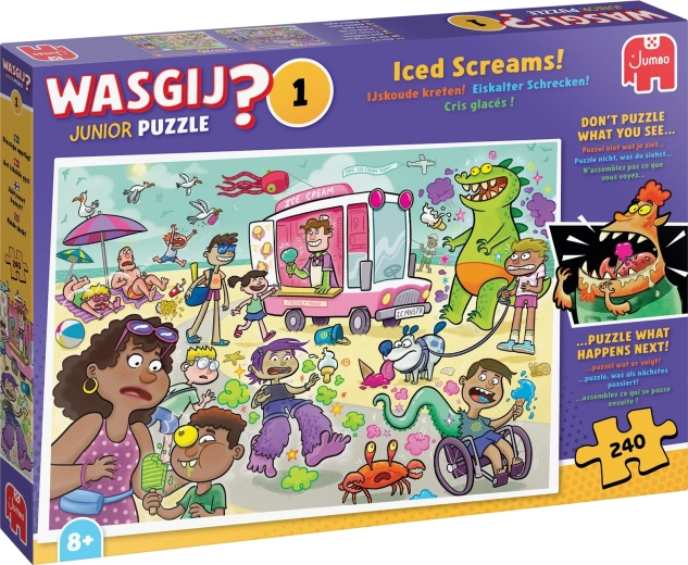 Jumbo puzzle Wasgij Junior 1: Icy Screams! 240 pieces