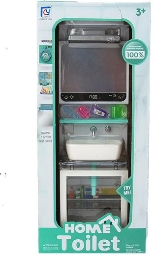 Ensemble de meubles de salle de bain pour enfants à piles en boîte