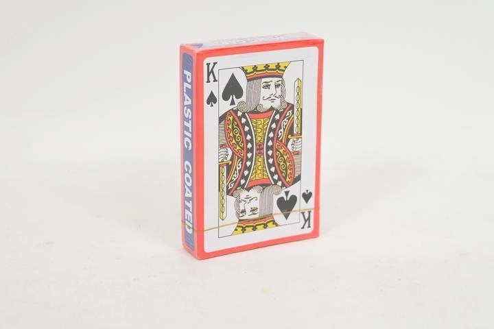 Classic playing cards in a box