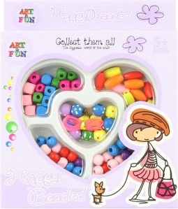 Houten kralen – set voor het maken van armbanden