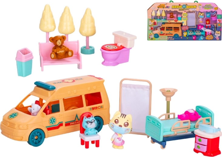 Dierenartspraktijk speelset voor kinderen, 18-delig