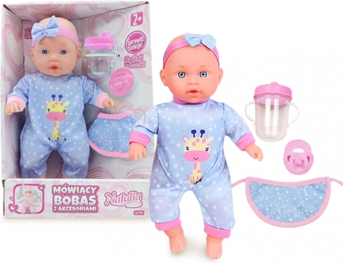 Talking Baby Doll Natalia 30 cm