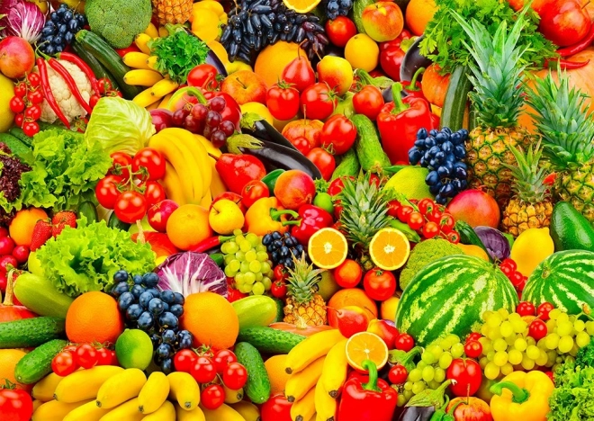 Profitez du puzzle Fruits et légumes 1000 pièces