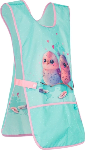 Topgal school art apron Zina with birds