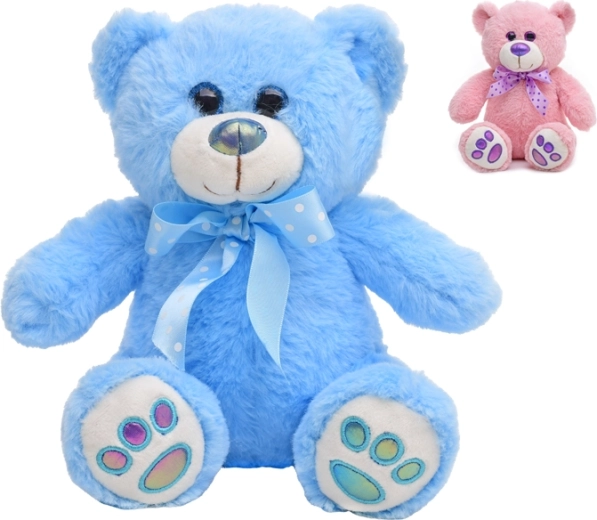 Plüsch-Teddybär 25 cm mit Schleife für Babys