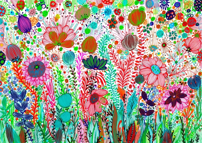 Enjoy Puzzle Blooming Desert 1000 Pieces