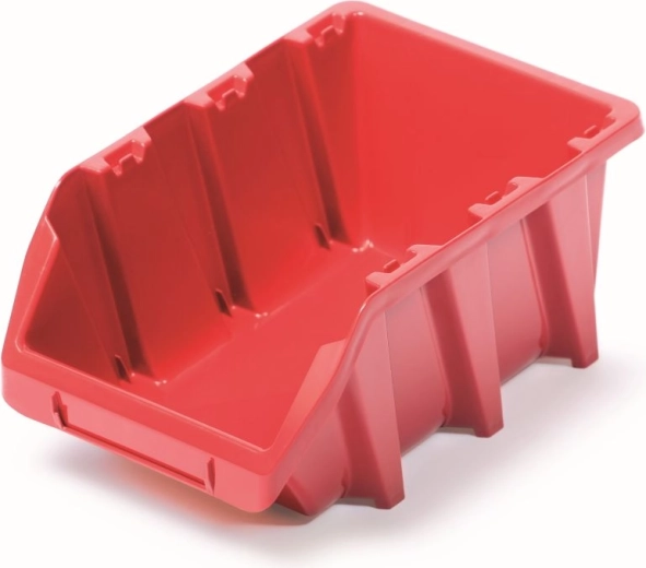Plastic storage box Bineer Long 295 × 198 × 133 mm red