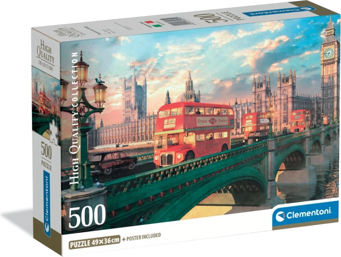 Clementoni puzzel Londen – Westminster Bridge 500 stukjes