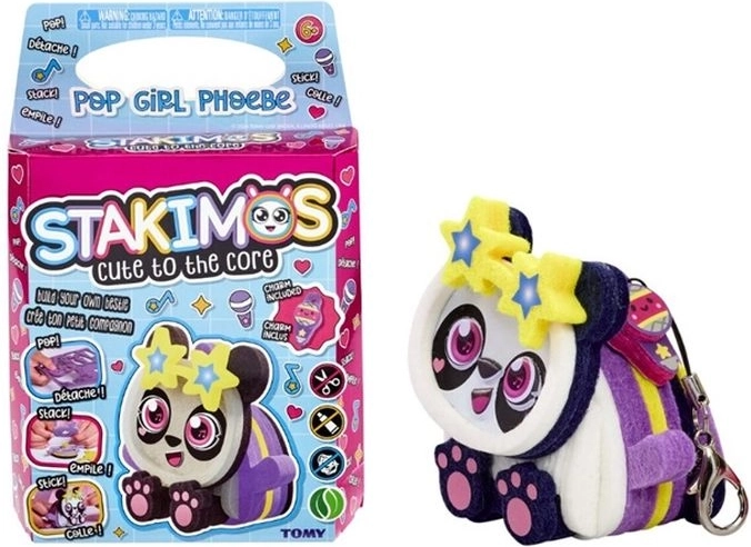 TOMY Stakimos Pop Girl Phoebe – creative figure-building kit