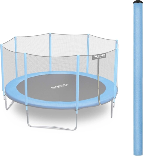 Poteau supérieur pour trampoline avec filet de sécurité 8–15 ft, bleu Neo-Sport