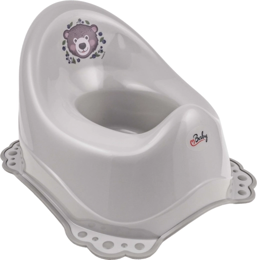 Maltex potje met antislip The Nature Buddies Beer, grijs