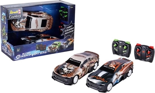 Revell RC Cars Crash Fighter – set de 2 voitures télécommandées pour des duels