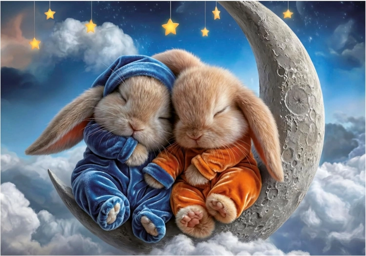 Educa puzzle Lapins qui dorment 100 pièces