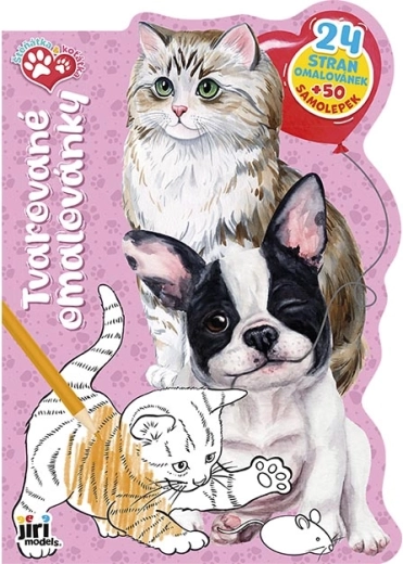 Vormkleurboek Puppy’s en Kittens