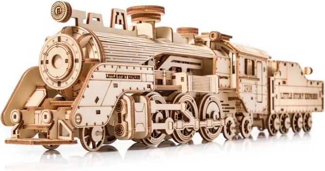Little Story 3D Wooden Puzzle Steam Locomotive