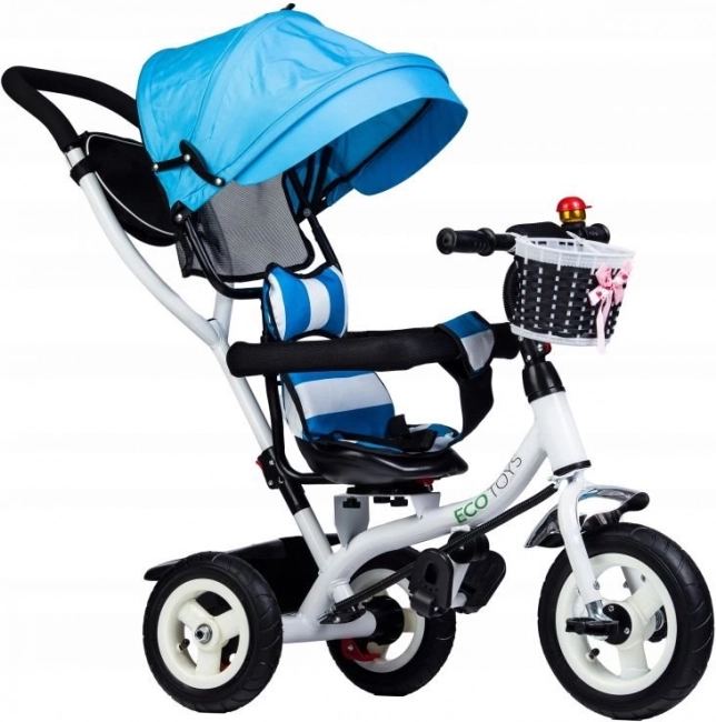 Tricycle with Rotating Canopy and Durable Rubber Wheels ECOTOYS